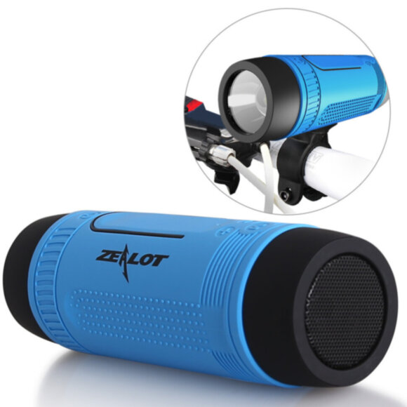 Вело MP3-плеер ТМ "ZEALOT" S1 "3-в-1" (Bluetooth/громкая связь, диод CREE Q5, повербанк 3500 мАч) Вело MP3-плеер ТМ "ZEALOT" S1 "3-в-1" (Bluetooth/громкая связь, диод CREE Q5, повербанк 3500 мАч)
