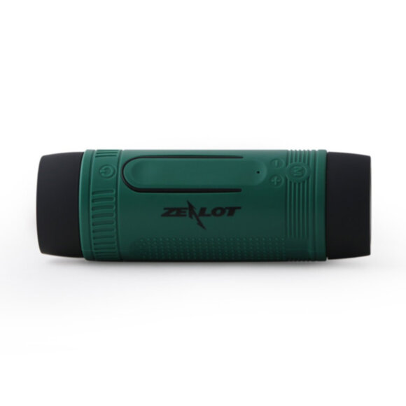 Вело MP3-плеер ТМ "ZEALOT" S1 "3-в-1" (Bluetooth/громкая связь, диод CREE Q5, повербанк 3500 мАч) ЗЕЛЁНЫЙ