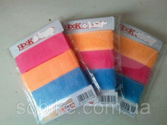 Текстильная стяжка / хомут/ липучка бытовая HOOK&LOOP Velcro Велкро (18 см) многоразовая 3 ШТУКИ Текстильная стяжка / хомут/ липучка бытовая HOOK&LOOP Velcro Велкро (18 см) многоразовая 3 ШТУКИ