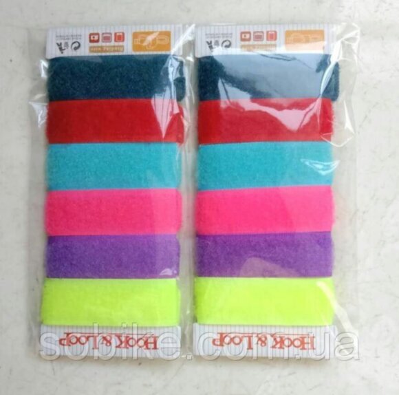 Текстильная стяжка / хомут/ липучка бытовая HOOK&LOOP Velcro Велкро (18 см) многоразовая 6 ШТУК Текстильная стяжка / хомут/ липучка бытовая HOOK&LOOP Velcro Велкро (18 см) многоразовая 6 ШТУК