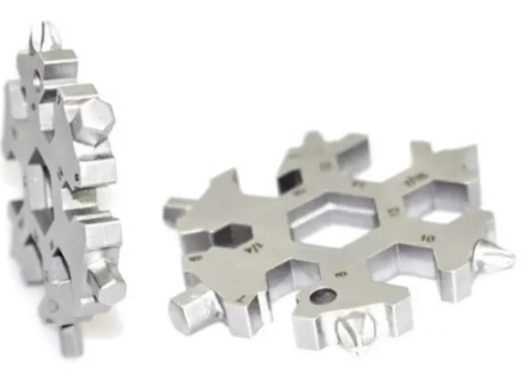 Брелок-мультитул Rbuz Snowflake EDC 15 в 1