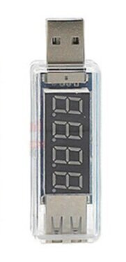 USB тестер Keweisi KWS-02 (3.0V-7.0V; 0A-3.0A) / "Charger Doctor" измеритель текущих значений: A, V БЕЛЫЙ, ПРЯМОЙ