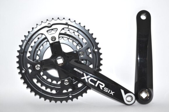 Шатун SR Suntour CW14 XCR6 T418 BD, 175MM, 48/36/26T, черный