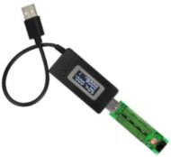USB тестер зарядки Juwei KCX-017 (3.0V-7.0V; 0A-3.5A) / "доктор" - измерение: A, V и счетчик ёмкости (мА*ч) ЧЁРНЫЙ