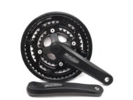 Шатун SR Suntour CW16 XCE JR T312 PBBG, 160MM, 42/34/24T, черный