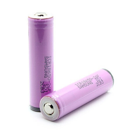 Литиевый аккумулятор 18650 Samsung ICR-26F 2600 mAh c защитой
