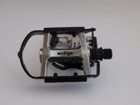 Педали Wellgo R104, серебристый-черный