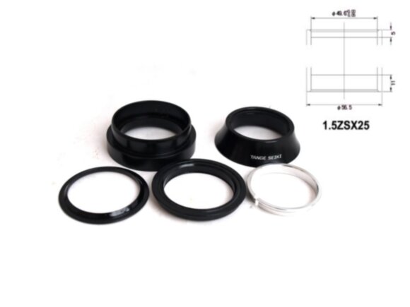 Рулевая колонка Tange Seiki IA OPFZSCB, 1.5", черный