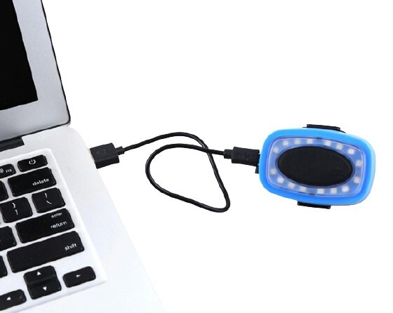 Диодная мигалка-габарит Deroace USB HJ-801 / IPX5