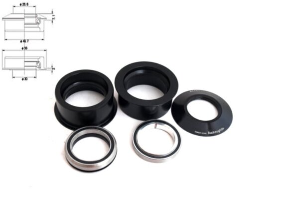 Рулевая колонка Tange Seiki IA OPFZSR, 1.5", черный
