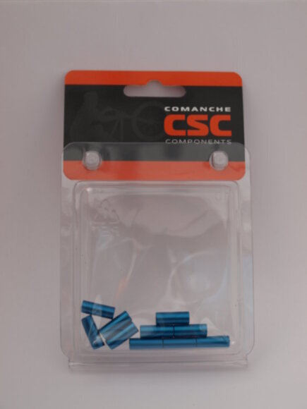Набор наконечников переключения SCS End Cup SH 4, AL, CNC, WTP, 4MM, 10PC, синий