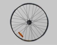 Колесо переднее CSC Elit EL F, 700C, черный