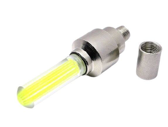 Одноцветная диодная LED-мигалка на ниппель Rbuz Одноцветная диодная LED-мигалка на ниппель Rbuz