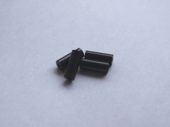 Набор наконечников переключения SCS End Cup SH 4, BR, CNC, 4MM, 100PC, черный