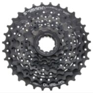 Кассета Shimano CS-HG31, 8k, 11-34T, черный