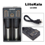 Универсальное зарядное устройство / повербанк LiitoKala Lii-202 / Varicore V20i (2 x 18650 / 26650 / AA / AAA)
