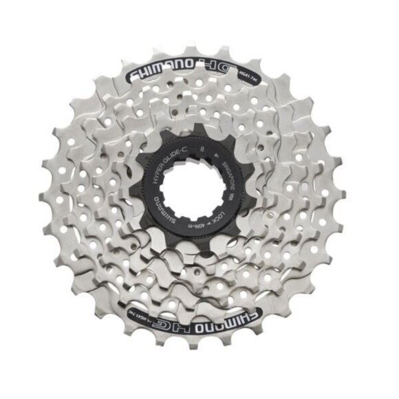 Кассета Shimano CS-HG41, 7k, 11-28T, серебристый