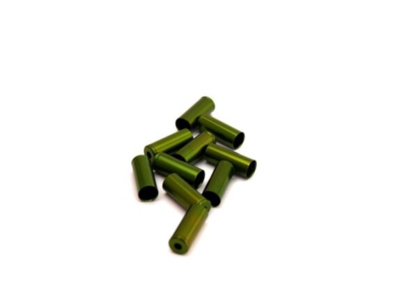 Набор наконечников тормоза SCS End Cup BR 5, AL, CNC, WTP, 5MM, 10PC, зеленый
