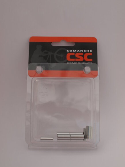 Набор наконечников тормоза SCS End Cup BR 5, AL, CNC, WTP, 5MM, 10PC, серебристый