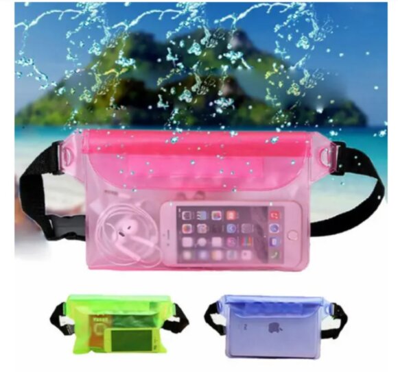 Сумка поясная водонепроницаемая с тройным замком zip-lock Rbuz Сумка поясная водонепроницаемая с тройным замком zip-lock Rbuz