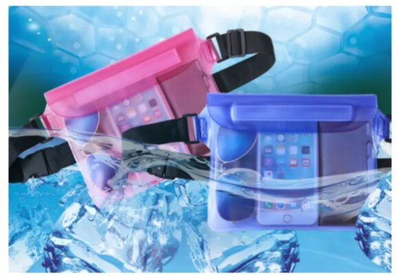 Сумка поясная водонепроницаемая с тройным замком zip-lock Rbuz Сумка поясная водонепроницаемая с тройным замком zip-lock Rbuz