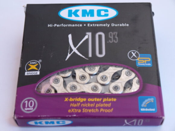 Цепь KMC X10, 114L, серебристый