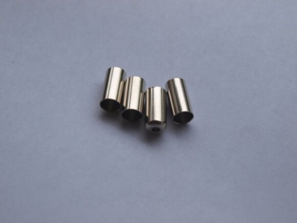 Набор наконечников тормоза SCS End Cup BR 5, BR, CNC, 5MM, 100PC, серебристый