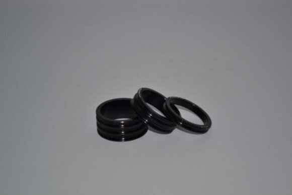 Набор проставочных колец Token TKA1231, 5/10/15MM, 3PC, черный