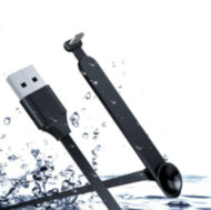 Игровой эргономичный USB-кабель «лапша»TYPE-C для зарядки смартфона WSKEN (с присоской, 1 / 2 м) 1 МЕТР