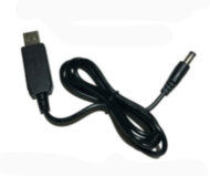 Кабель USB "повышайка"/DC-штырьковый "папа" DC35135/DC5521: 5В -> 9/12 В для питания от повербанка/QC 2.0/3.0