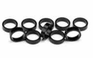 Набор проставочных колец СSC Spacer, 10MM, 10PC, черный