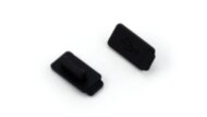 Заглушки силиконовые изолирующие защитные в USB-порт от пыли / грязи / воды / дождя ЧЁРНЫЙ